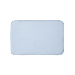 Tapis De Bain Simple bleu clair uni élégant moderne
