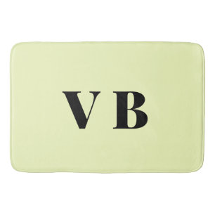 Tapis De Bain simple couleur pastel personnalisée minimale solid
