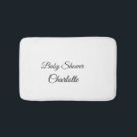 Tapis De Bain SIMPLE MINIMAL.CUTIE ADD NAME BABY baby shower Thr<br><div class="desc">Conception</div>