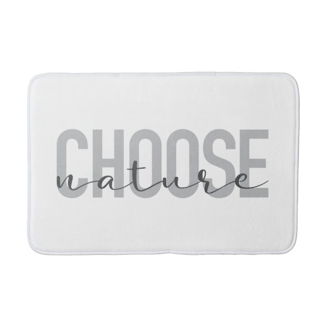Tapis De Bain Simple, moderne, urbain, design cool Choisir Natur (Devant)