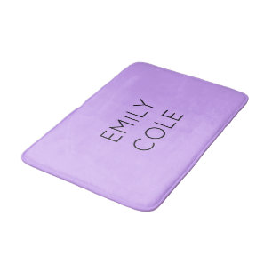 Tapis De Bain Simple purple épuré minimaliste