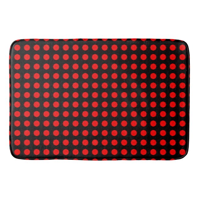 Tapis De Bain Simplement rouge (Devant)