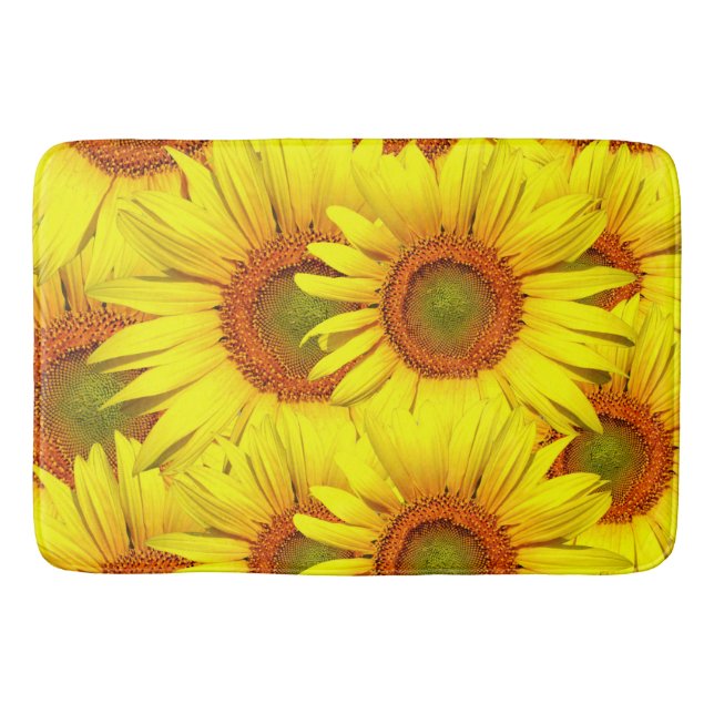 Tapis De Bain Simplement tournesols (Devant)