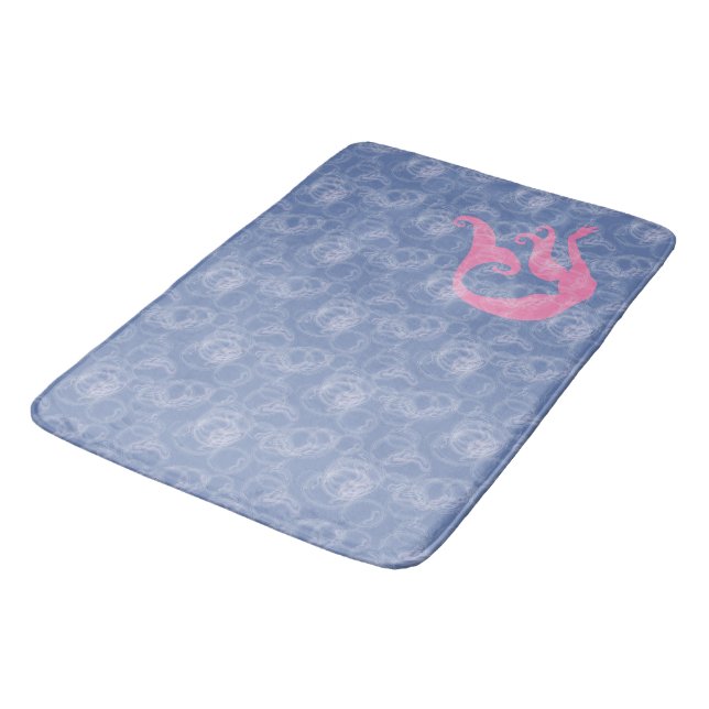 Tapis De Bain Sirène et bulles (Angle)