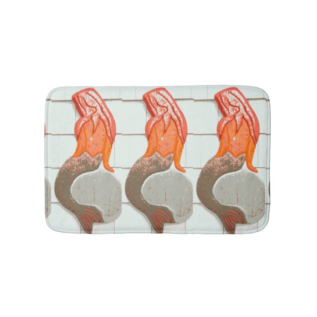 Tapis De Bain sirènes rousses se reposantes (Devant)