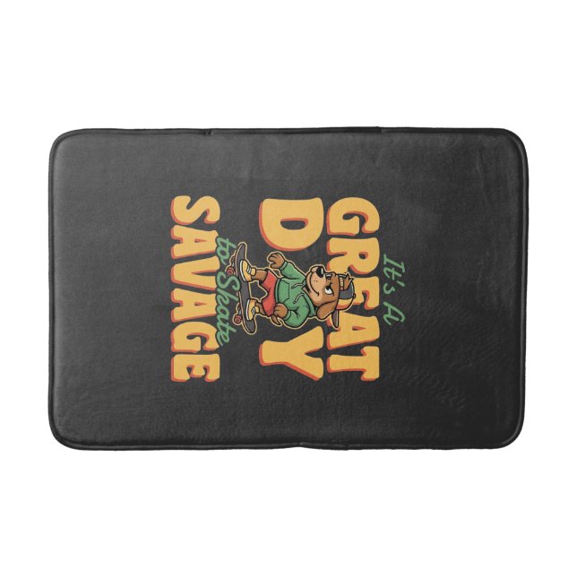 Tapis De Bain Skate Dog Great Day Savage (Devant)