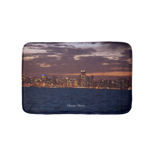 Tapis de bain Skyline de Chicago (Devant)