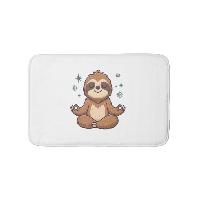 Tapis De Bain Sloth Yoga Sloth (Devant)