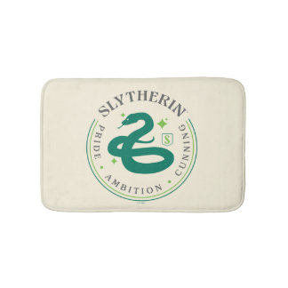 Tapis De Bain SLYTHERIN™ Insigne de fierté de la Maison du serpe