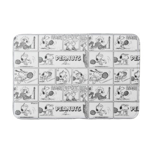Tapis De Bain Snoopy Joue Au Tennis