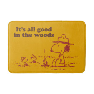 Tapis De Bain Snoopy Scout Beagle - Tout le bien dans les bois