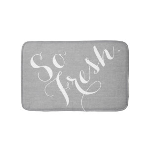 Tapis De Bain So Fresh drôle hipster humour citation disant
