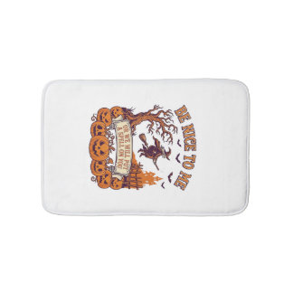 Tapis De Bain Soi Nice Moi Sorcière d'Halloween Balai Citrouille