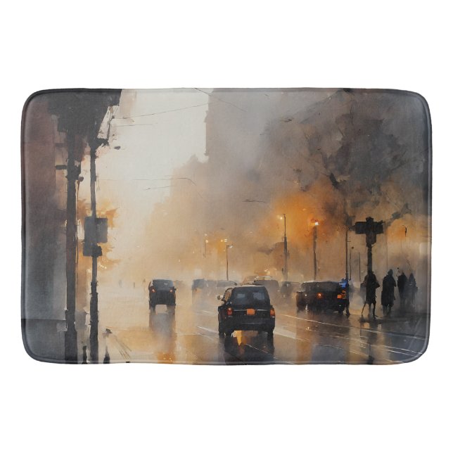 Tapis De Bain Soirée urbaine (Devant)