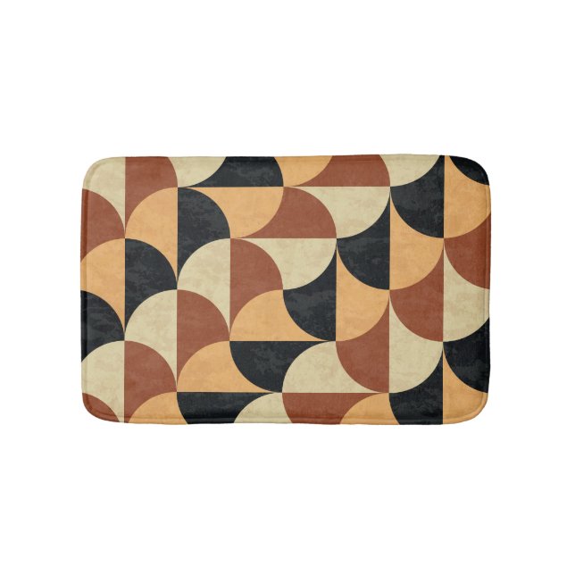 Tapis De Bain Sol en marbre ancien, texture géométrique transpar (Devant)