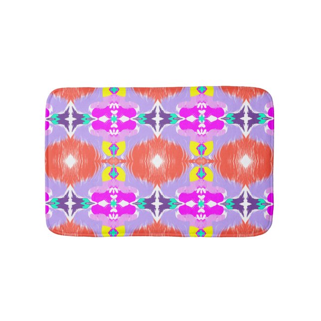 Tapis De Bain Solar Bloom Kaleidoscope Throw Pillow (Devant)