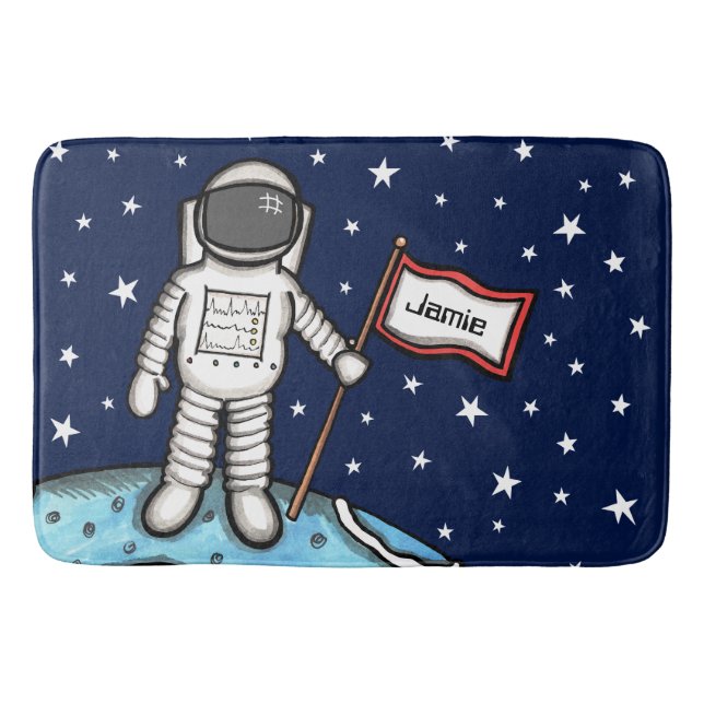 Tapis De Bain Soldat de l'astronaute cosmonaute Cosmonaut (Devant)