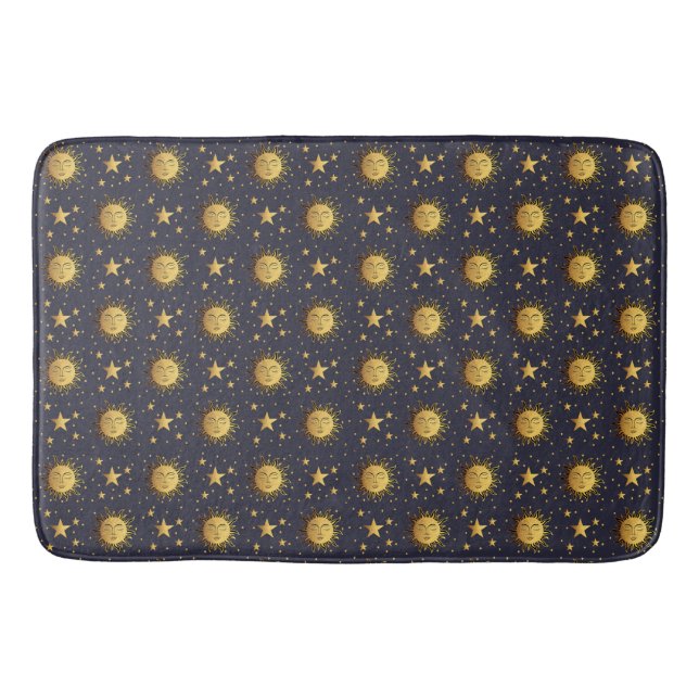 Tapis De Bain Soleil et étoiles (Devant)