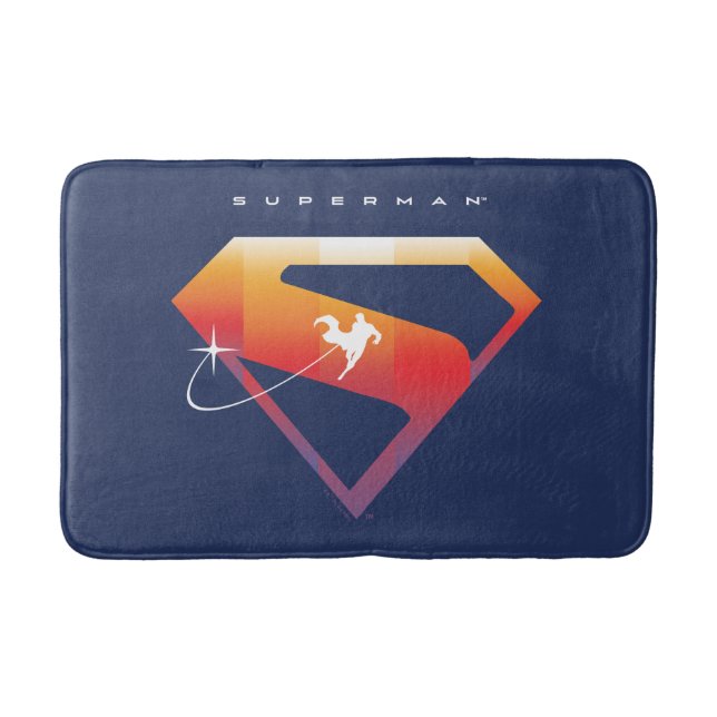 Tapis De Bain Soleil Tourner Superman Shield (Devant)