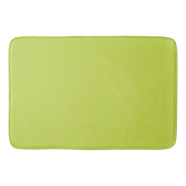 Tapis De Bain Solid color avocado light green (Devant)