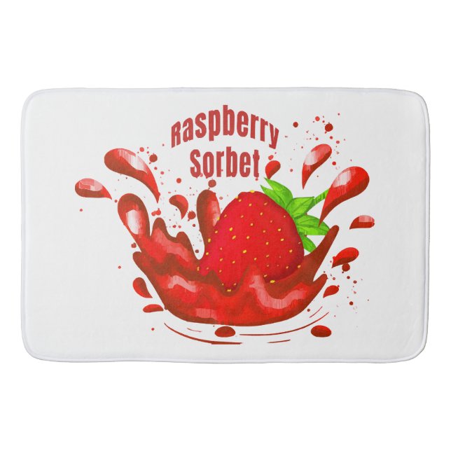 Tapis De Bain Sorbet de framboise (Devant)
