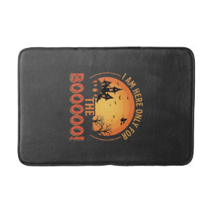 Tapis De Bain Sorcière d'Halloween Maison Hantée Boo Design_1