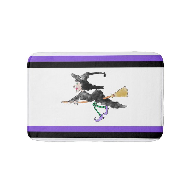 Tapis De Bain Sorcière Sur Le Mat De Bain De Salle (Devant)