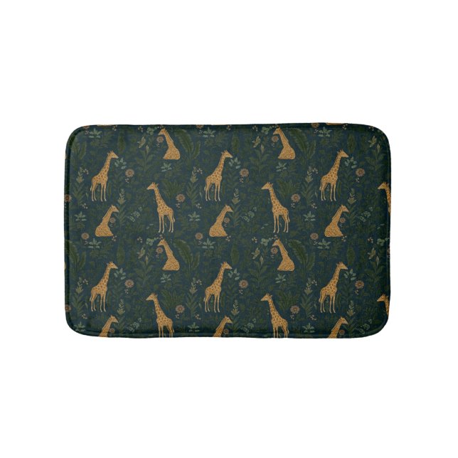 Tapis De Bain Sortie de girafe tropicale (Devant)