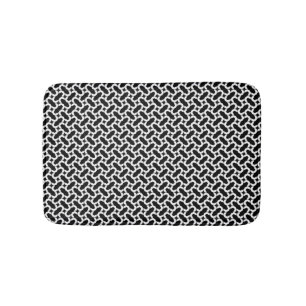 Tapis De Bain Sothy Mat de bain Motif noir et blanc