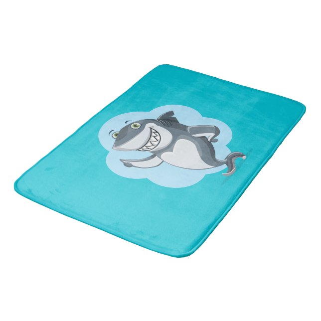 Tapis De Bain Sourire aux requins (Angle)