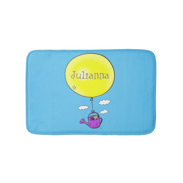 Tapis De Bain Souris mignonne dans la canette d'arrosage avec de (Devant)