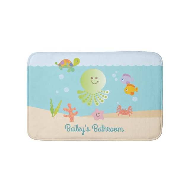 Tapis De Bain Sous la salle de bain Sea Kid's (Devant)