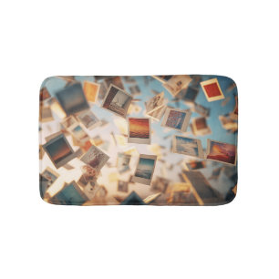 Tapis De Bain Souvenirs Polaroïd Flottants