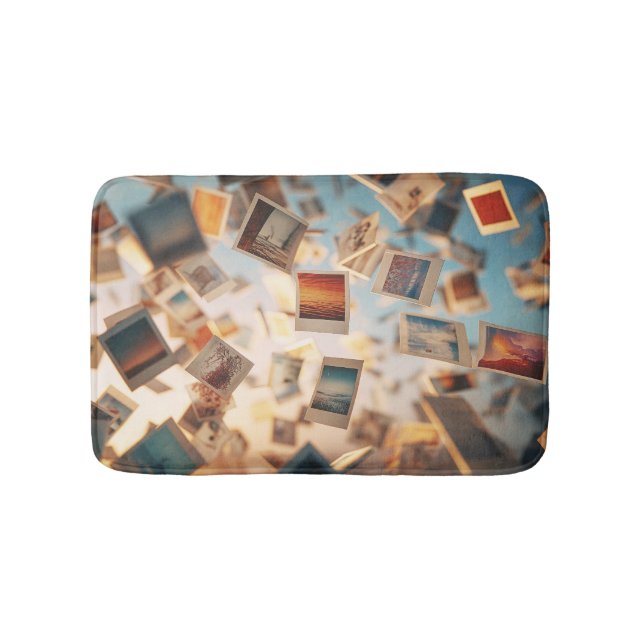 Tapis De Bain Souvenirs Polaroïd Flottants (Devant)