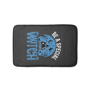 Tapis De Bain Soyez un design de Halloween de sorcière spéciale_