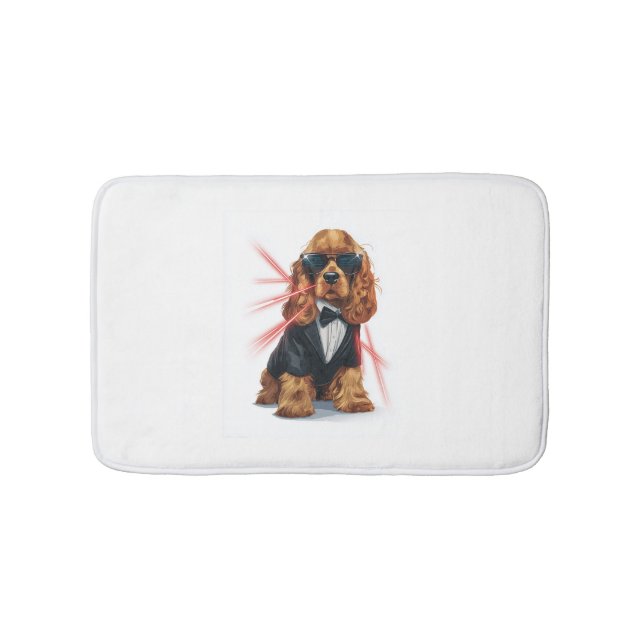 Tapis De Bain Spaniel - Agent Secret Chien (Devant)