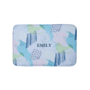 Tapis De Bain Spirales et lignes modernes