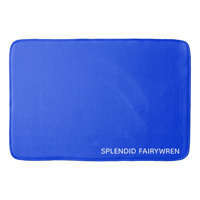 Tapis De Bain Splendid Fairywren Blue Colour (Devant)