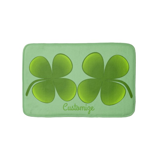 Tapis De Bain St Patrick's Day Shamrocks Thunder_Cove (Devant)