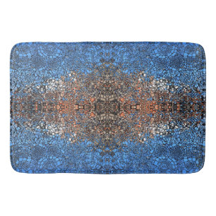 Tapis De Bain Stainverre look mosaïque abstrait