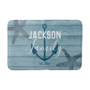 Tapis De Bain Starfish Rustique Poisson à étoiles Custom Family