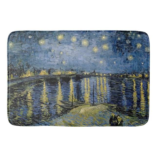 Tapis De Bain Starry Night Vincent van Gogh (Devant)