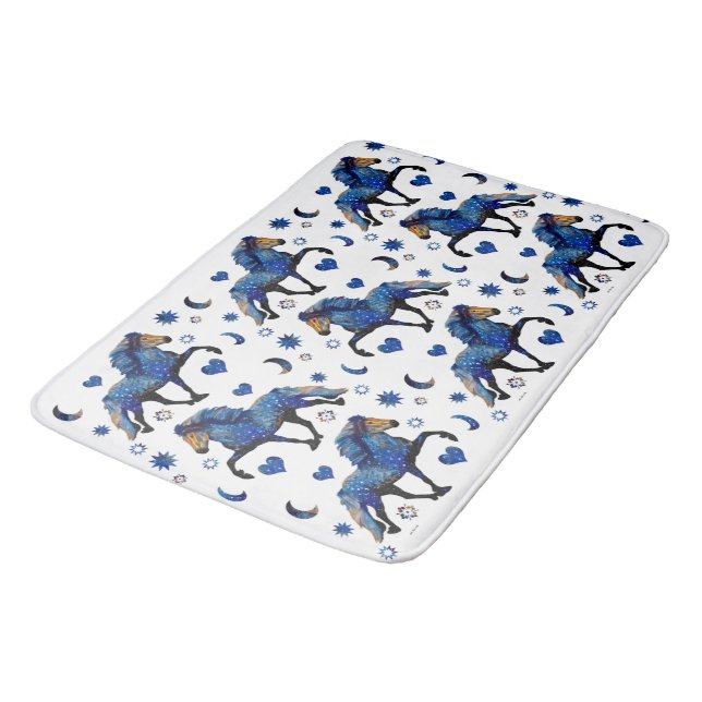 Tapis De Bain Stary Night Charismatic Tolting cheval islandais (Angle)