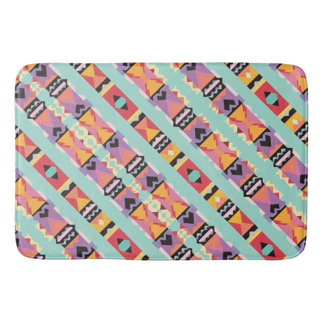 Tapis De Bain Stripes Motif mix (Devant)