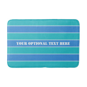 Tapis De Bain Stripes Motif nattes de bain personnalisées