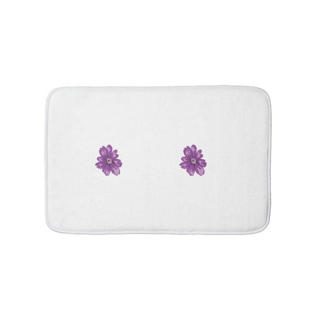 Tapis De Bain Style Fille, Aubergine Légère, Cèdre Blanchi (Devant)