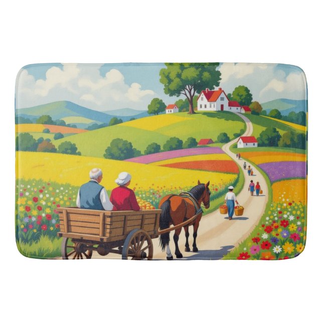 Tapis de bain style Naïf (Devant)