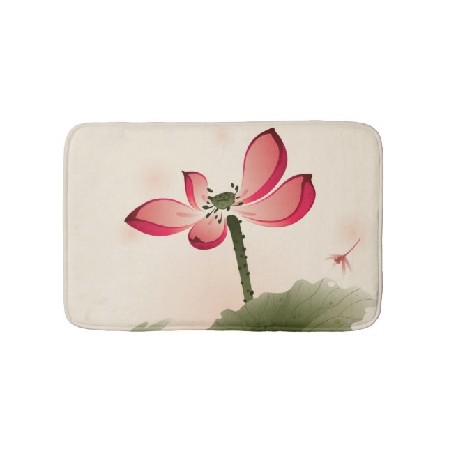 Tapis De Bain Style oriental Lotus (Devant)