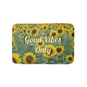 Tapis De Bain Sunflower vif Good Vibes seulement