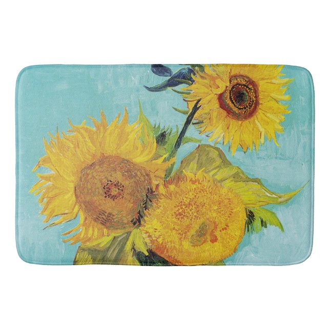 Tapis De Bain Sunflowers Vincent van Gogh (Devant)